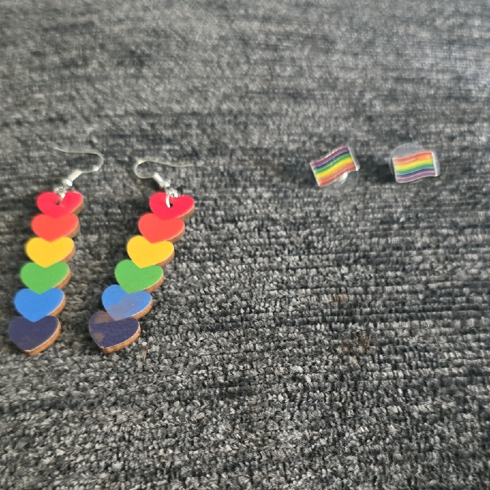 Rainbow Earring Lot